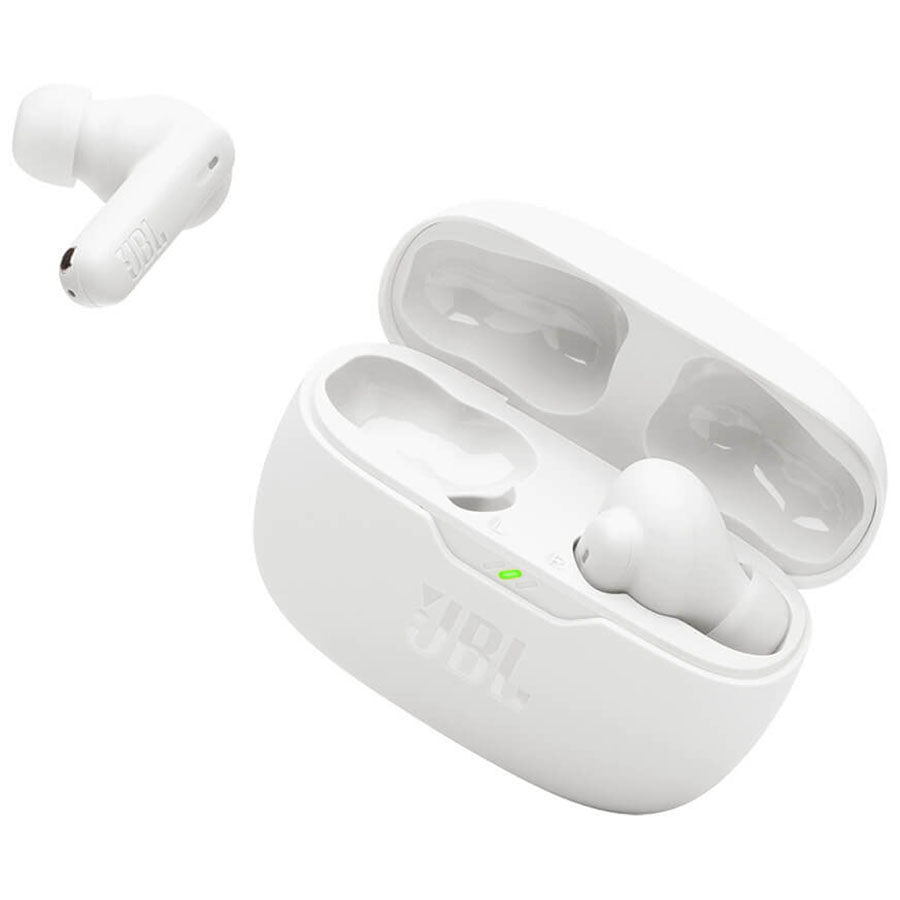 JBL White Vibe Beam 2 True Wireless Earbuds