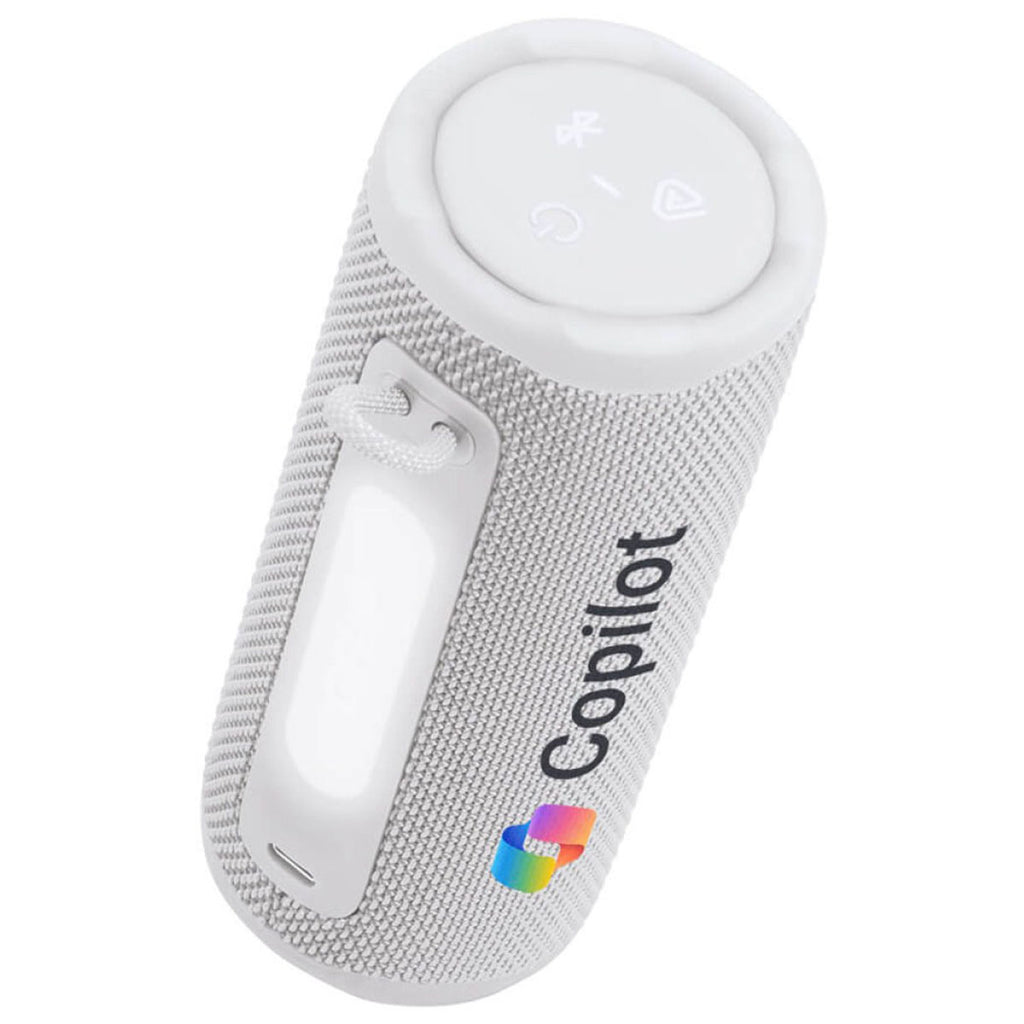 JBL White Grip Compact Bluetooth Speaker