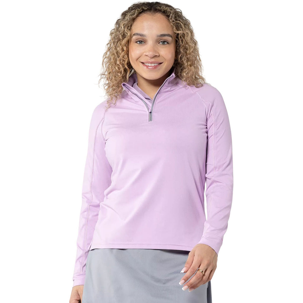 Levelwear Women's Lupine-Violet Kinetic Midlayer Pullover