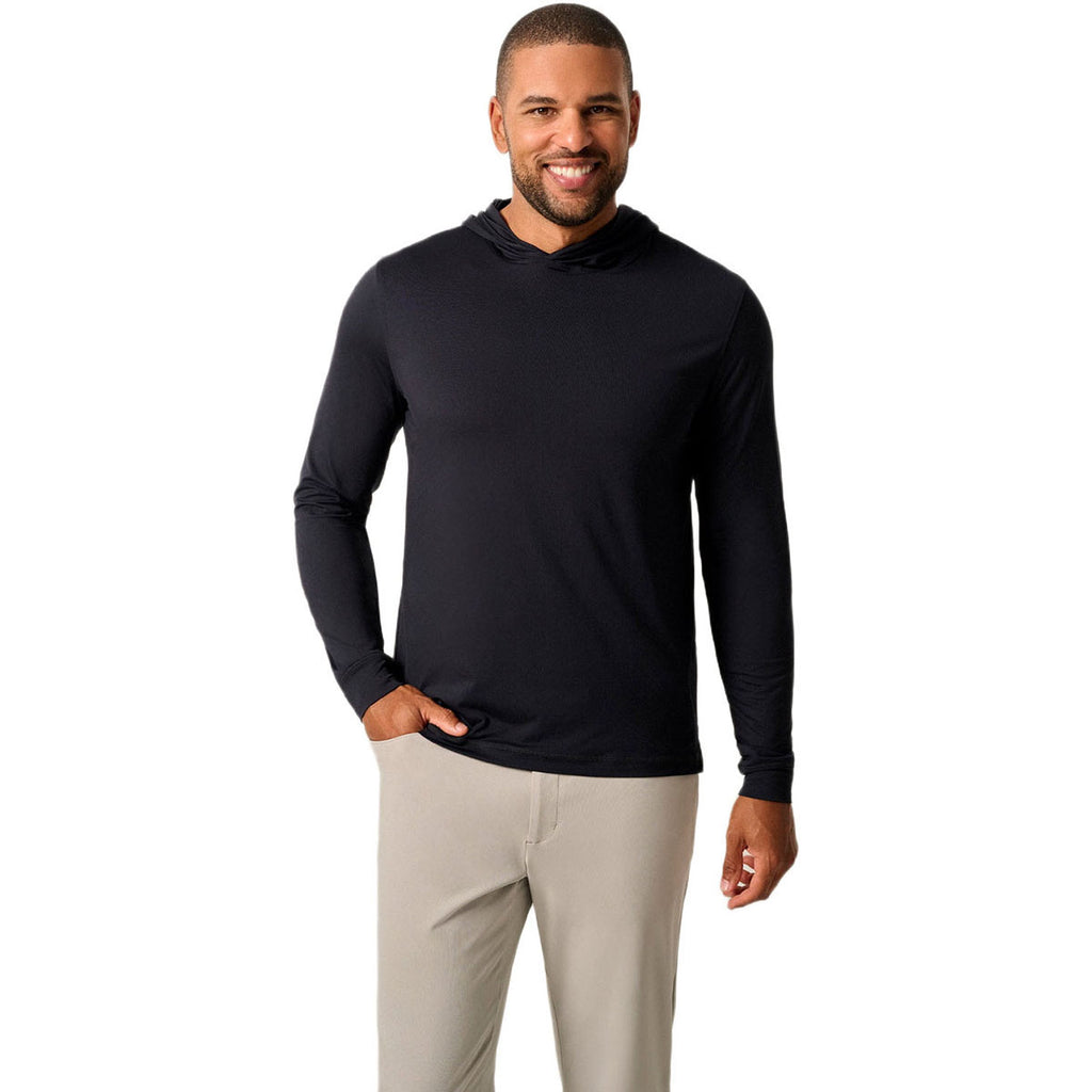 Johnnie-O Men's Black Talon Featherweight Performance Hoodie
