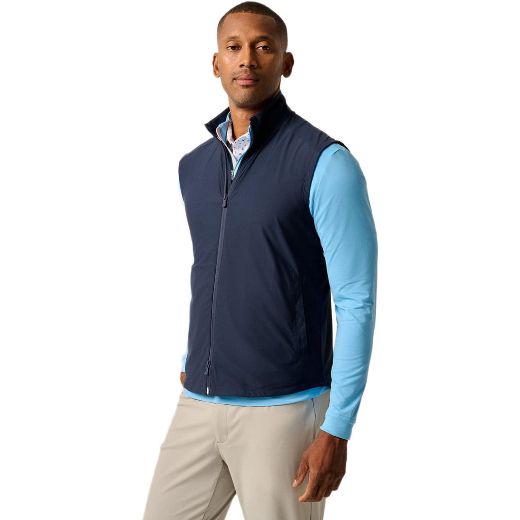 Johnnie-O Men's Navy Zimmer Featherweight Performance Vest
