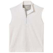 Johnnie-O Men's White Torque 1/4 Zip Performance Vest