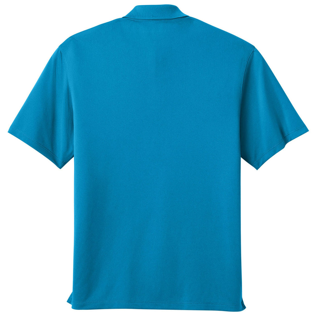 Port Authority Men's Parcel Blue Wearever Performance Pique Polo