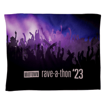 The Magnet Group Custom 100% Polyester Mini Epic Plush Sublimated Blanket