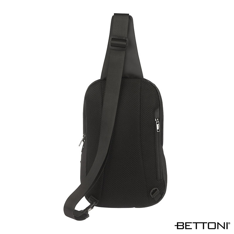 Bettoni Black Moda Milano RPET Crossbody Sling