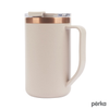 Perka Natural Guji 15 oz. Recycled Steel and Coffee Grounds Mug