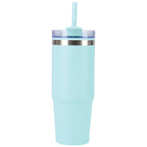 Logomark Aqua Yesler 30 oz. Double Wall Steel/PP Liner Travel Tumbler