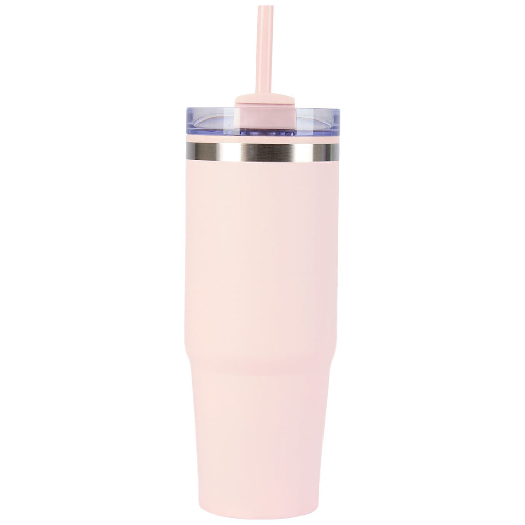 Logomark Pink Yesler 30 oz. Double Wall Steel/PP Liner Travel Tumbler