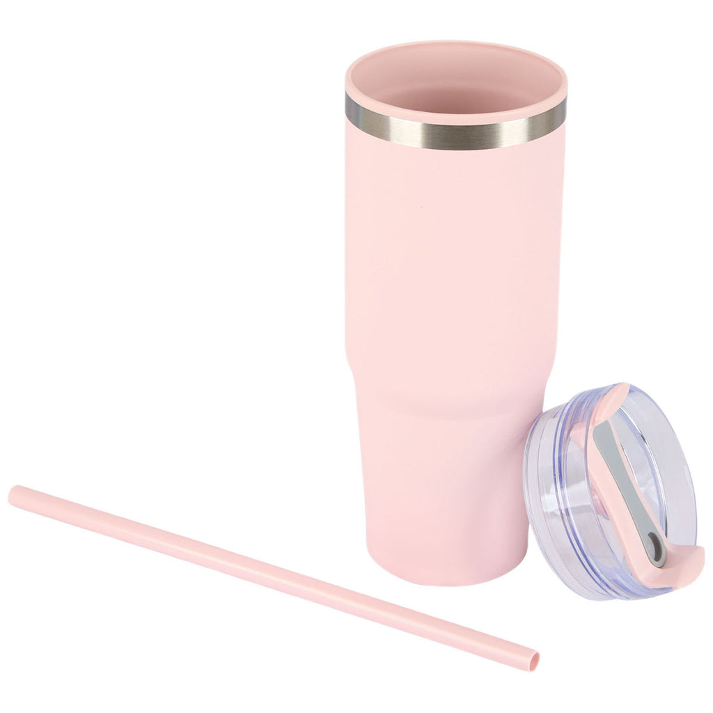 Logomark Pink Yesler 30 oz. Double Wall Steel/PP Liner Travel Tumbler