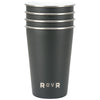 RovR Charcoal Pack of 4, 16 oz. Single Wall Beer Pints