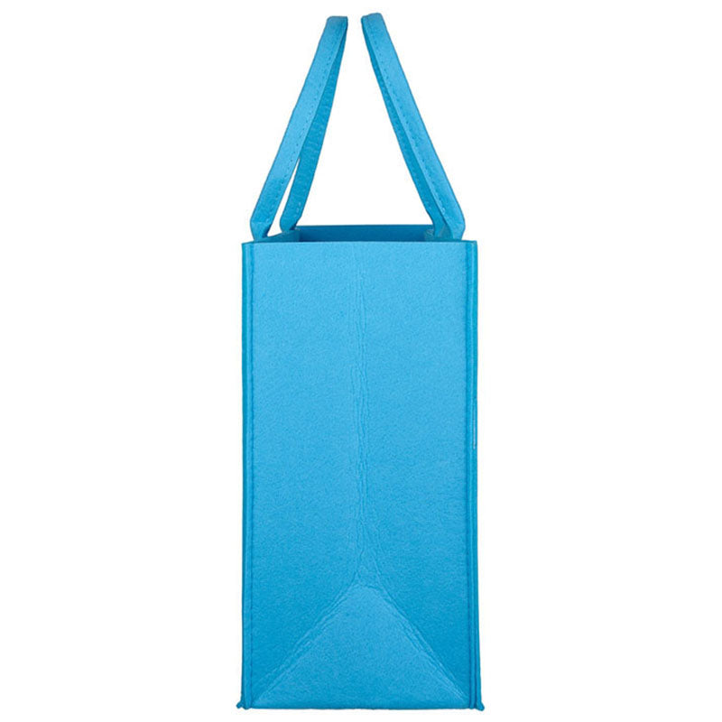 Logomark Light Blue Remy Recycled Gussetted Tote Bag
