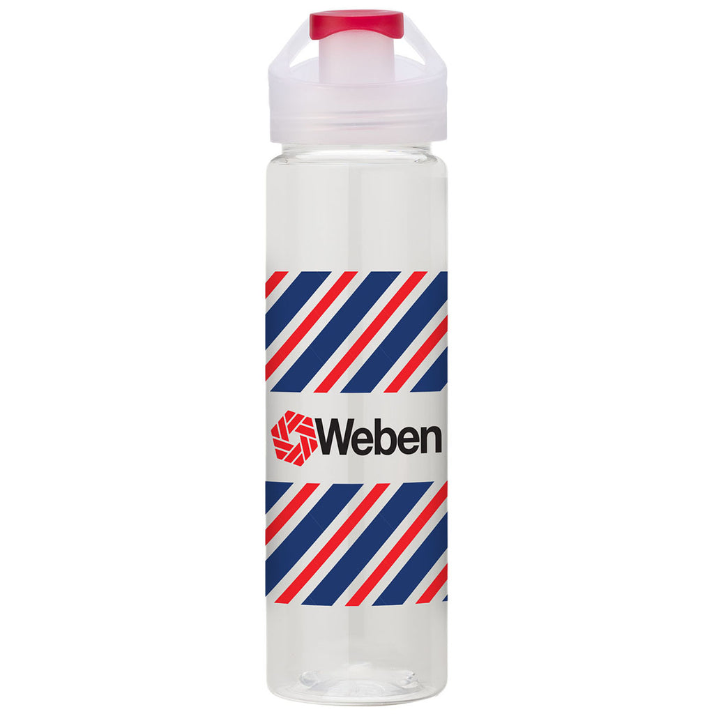 Logomark Red NEWPORT VII 25 oz. PET Bottle with Chug Spout