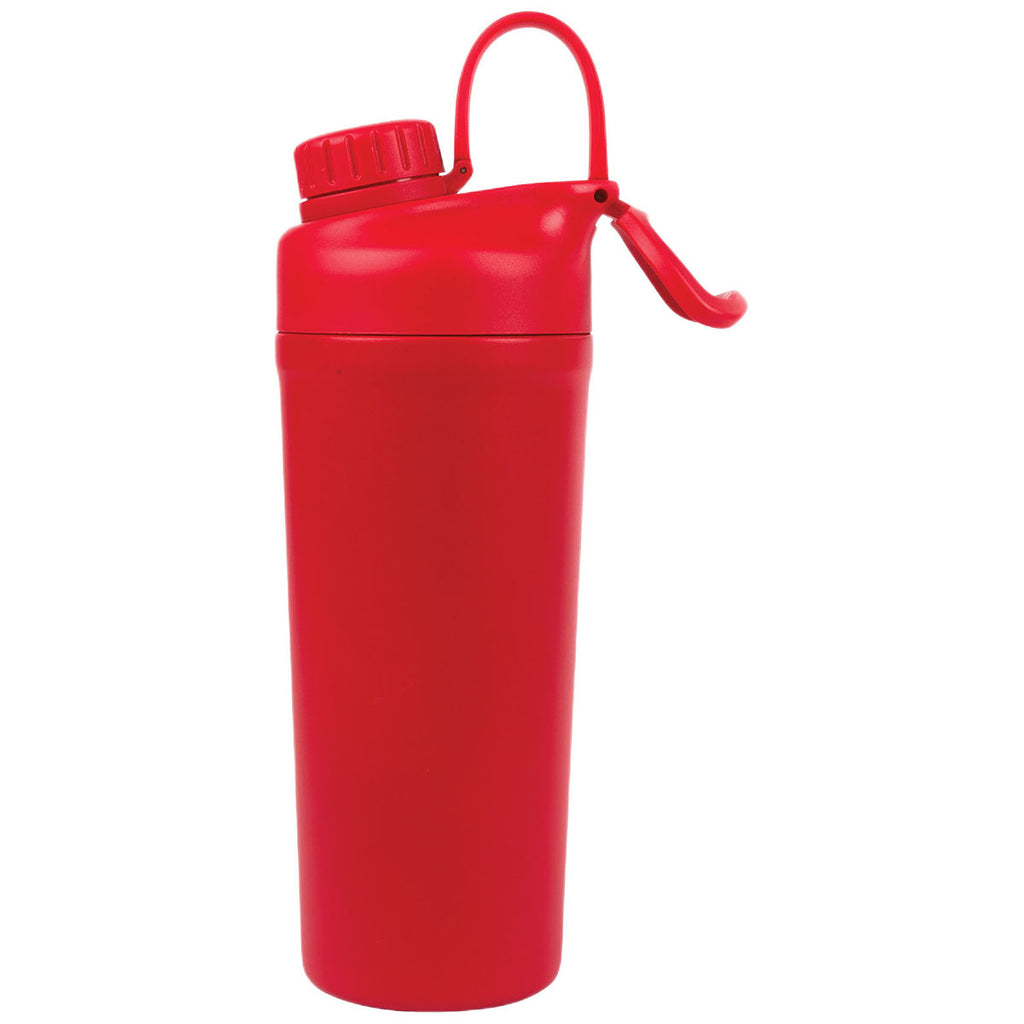 Logomark Red Longden 26 oz. Double Wall, Stainless Steel Shaker Bottle