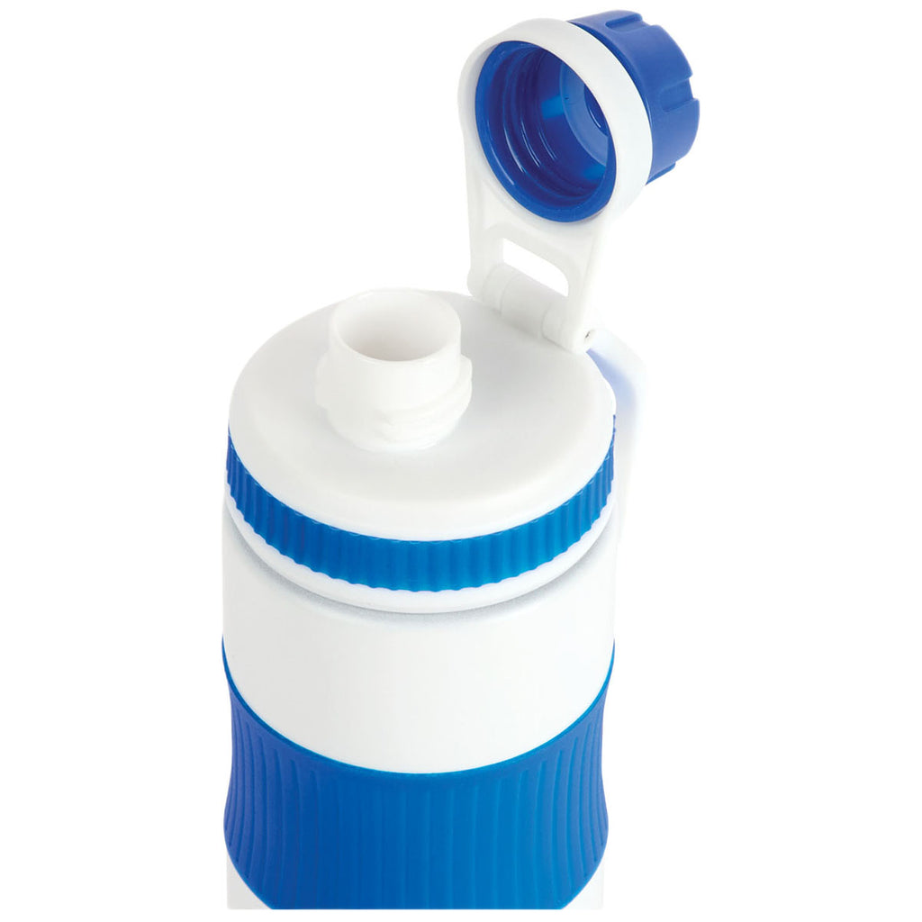 Logomark Blue Prescott 26 oz. Single Wall Recycled Stainless Steel Bottle