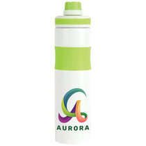 Logomark Lime Prescott 26 oz. Single Wall Recycled Stainless Steel Bottle