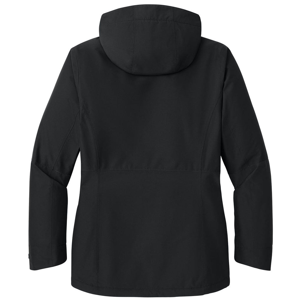 Port Authority Women's Deep Black Insulated Heavy Ripstop Jacket