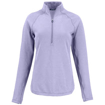 Cutter & Buck Women's Hyacinth Heather Peshastin Eco Recycled Half Zip Pullover