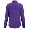 Cutter & Buck Women's College Purple Coastline Epic Comfort Recycled Quarter Zip