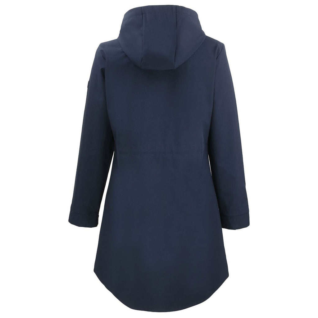 Cutter & Buck Women's Navy Blue Camano Everyday Stretch Recycled Water Resistant Jacket