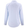 Cutter & Buck Women's Pale Blue/White Skyline Epic Confidence Recycled Pinstripe Long Sleeve Dress Shirt