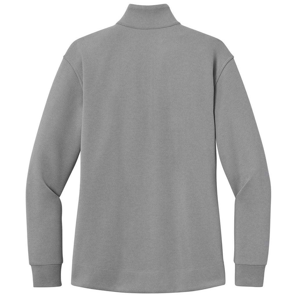 Port Authority Women's Gusty Grey Wearever Signature Double Pique 1/4-Zip