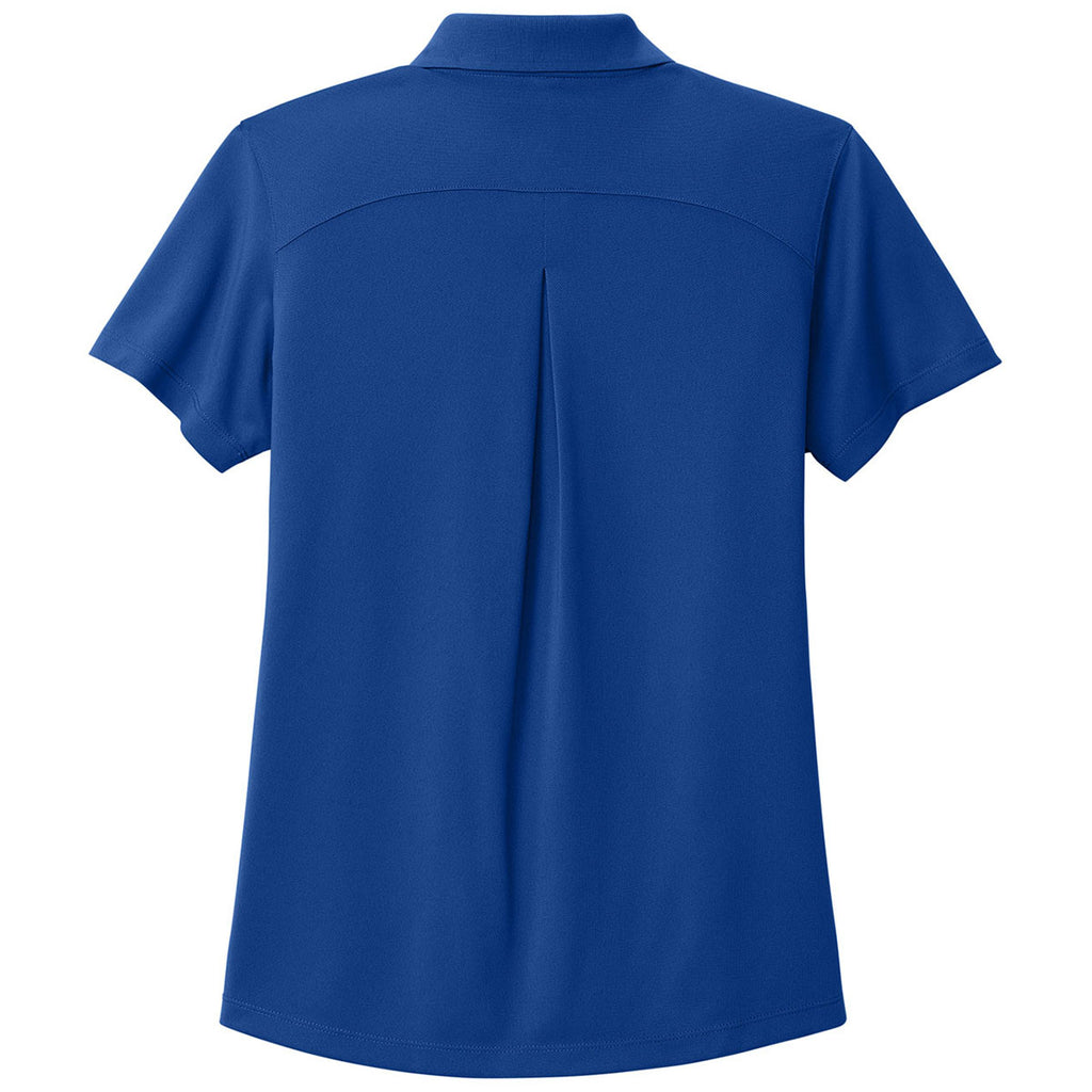 Port Authority Women's True Royal Wearever Performance Pique Polo