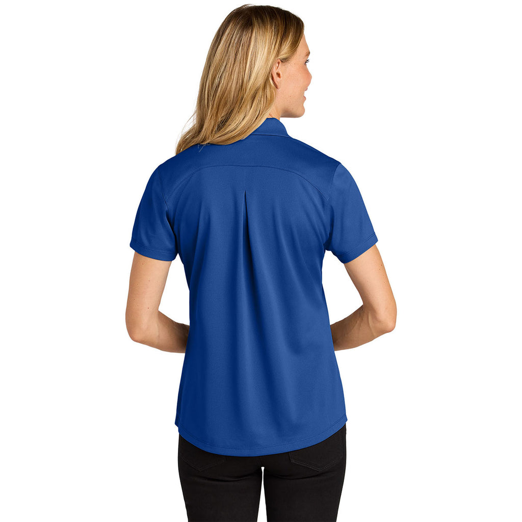 Port Authority Women's True Royal Wearever Performance Pique Polo