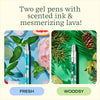 Lifelines Blue/Green Scented Lava Pen Set - 2-pack