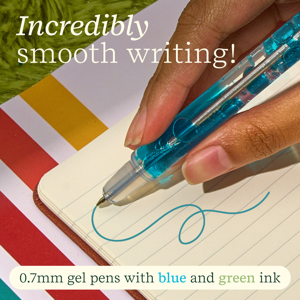 Lifelines Blue/Green Scented Lava Pen Set - 2-pack