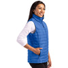 Clique Women's Royal Blue Elevation Eco Full Zip Puffer Vest