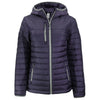 Clique Women's Dark Navy Valhalla Full Zip Puffer Jacket
