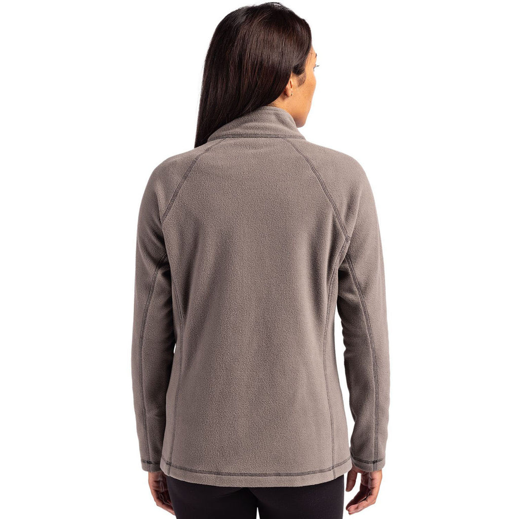 Clique Women's Pure Slate Powder Fleece Full Zip Jacket