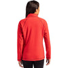 Clique Women's Red Powder Fleece Full Zip Jacket