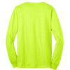 Port & Company Men's Safety Green Tall Long Sleeve Core Blend Tee