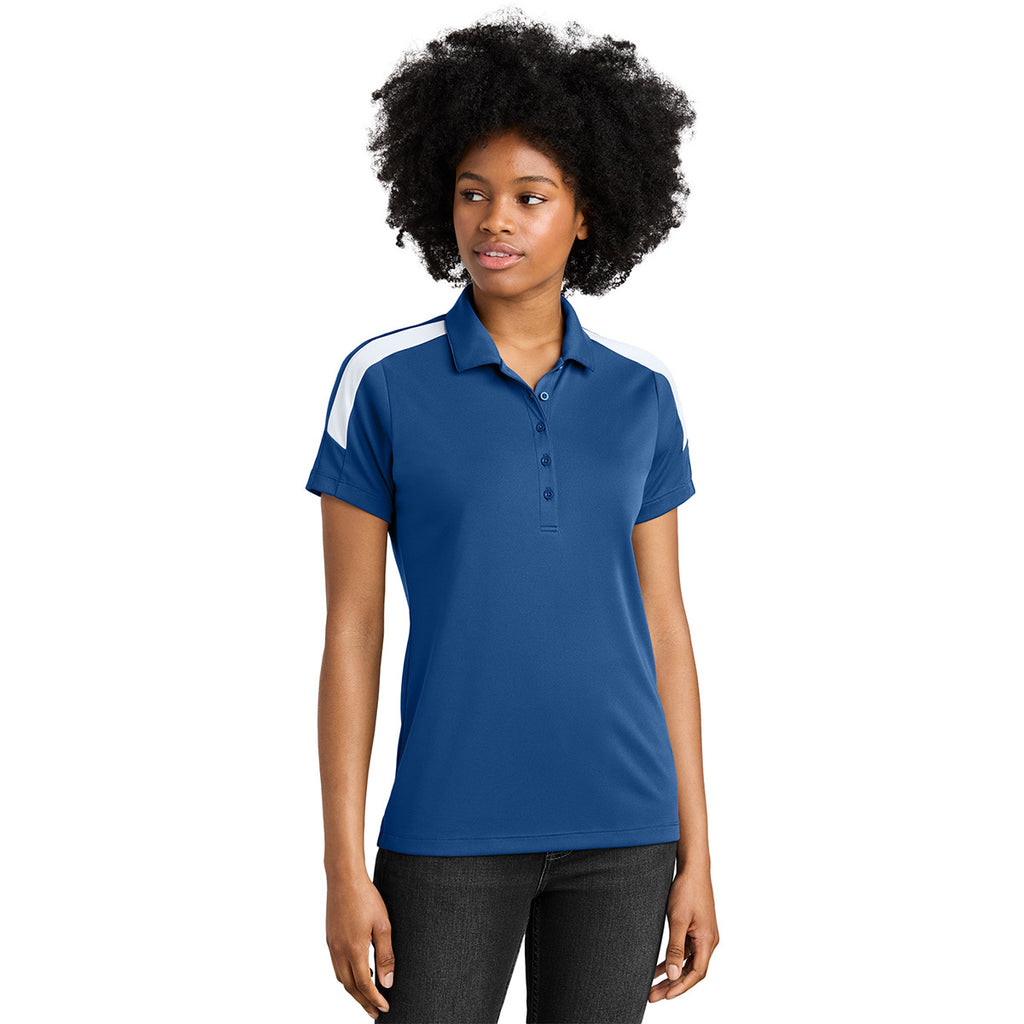 Sport-Tek Women's True Royal/ White Competitor United Polo