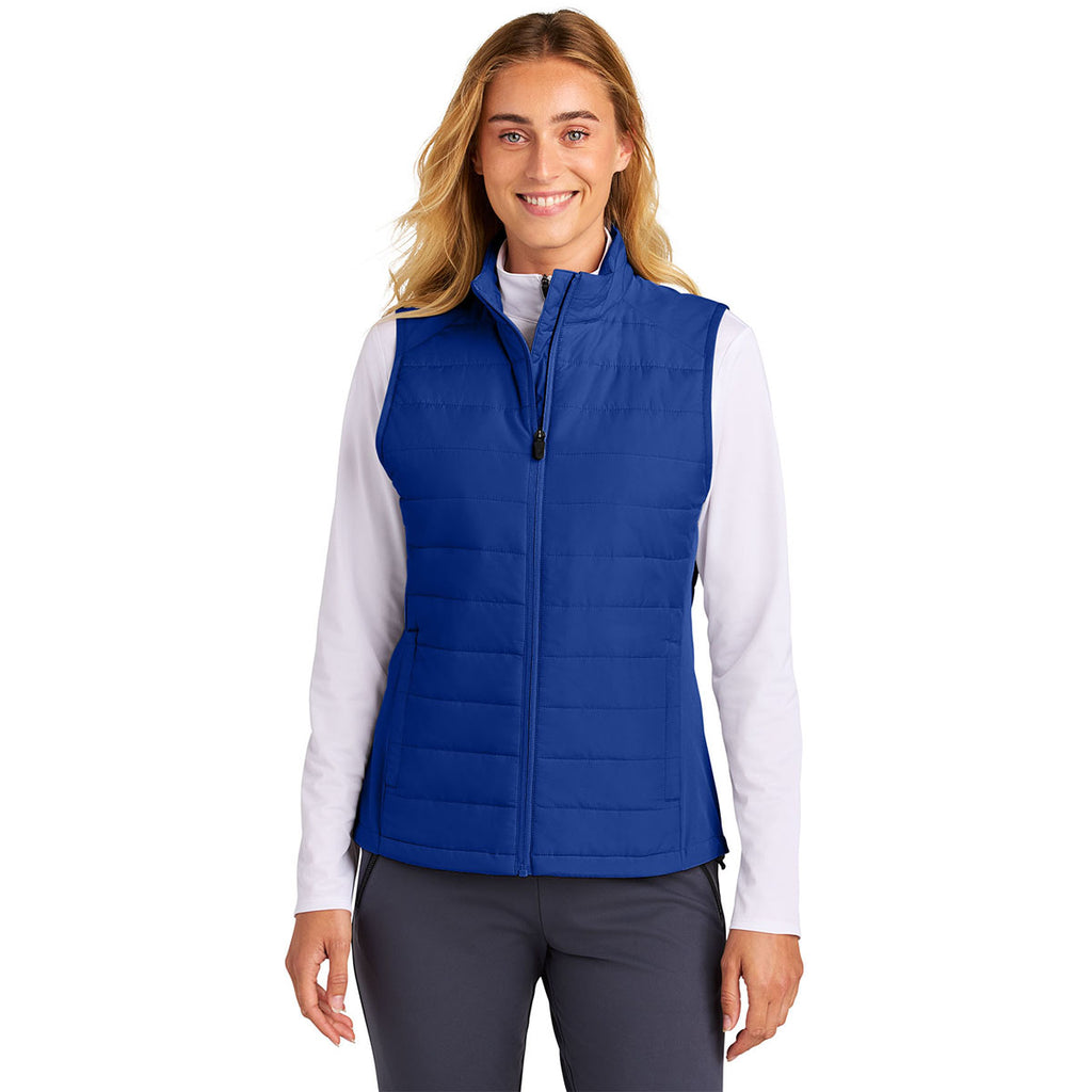 Sport-Tek Women's True Royal Teknical Hybrid Vest
