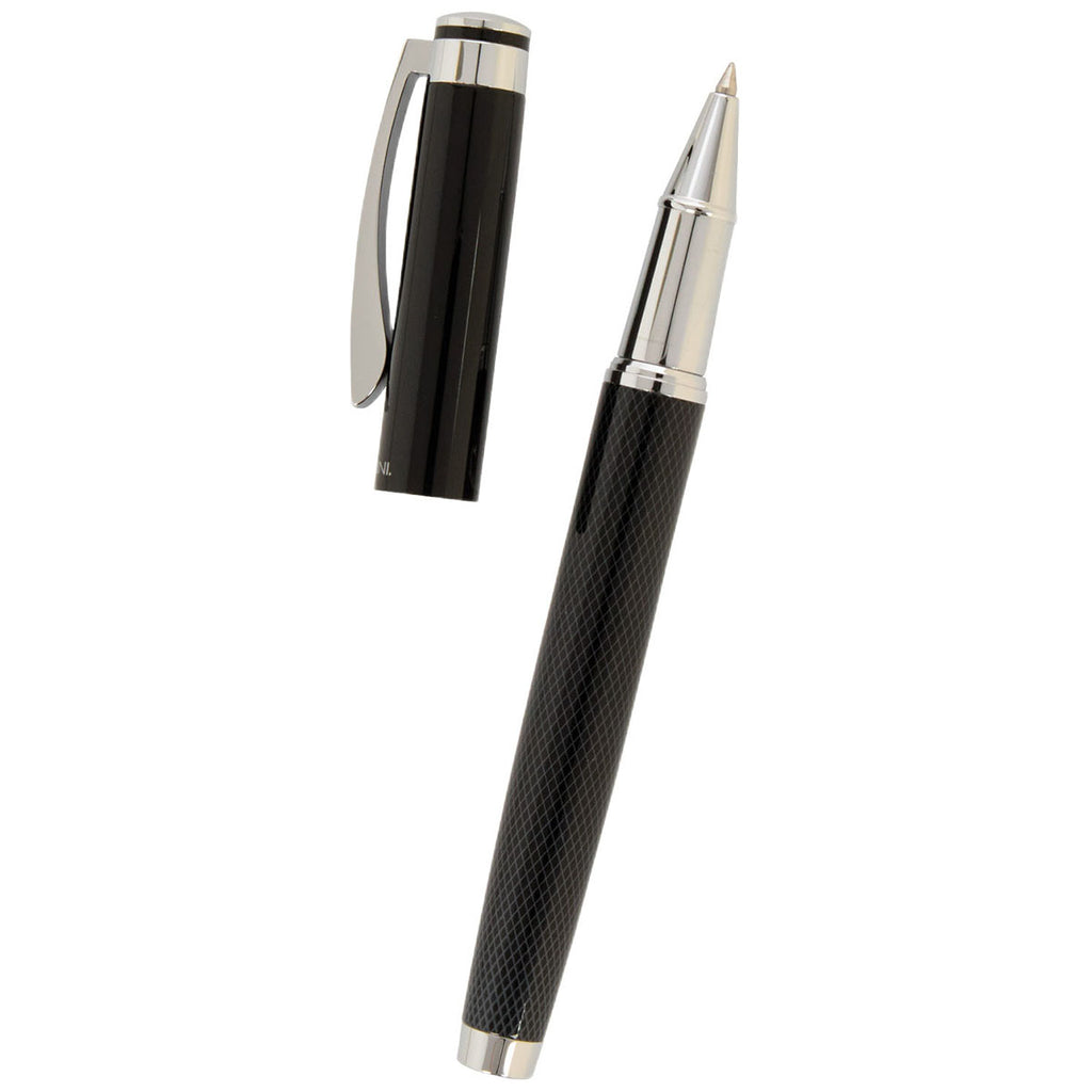 Bettoni Black Lazio Recycled Brass Cap-Off Rollerball Pen