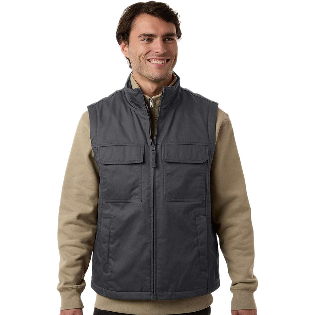 Harriton Unisex Dark Charcoal ClimaBloc Station Vest