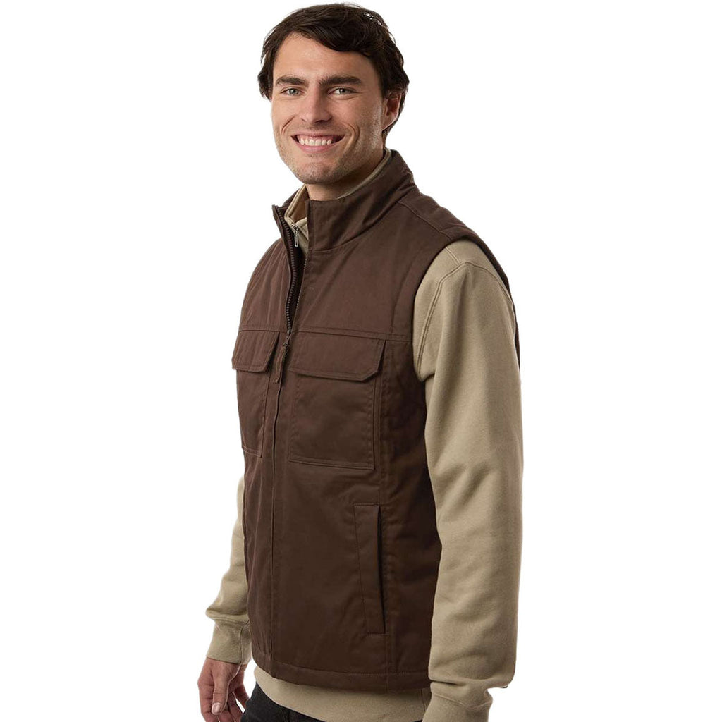 Harriton Unisex Dark Mocha ClimaBloc Station Vest