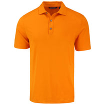 Cutter & Buck Men's Orange Burst Forge Eco Stretch Recycled Polo