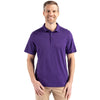 Cutter & Buck Men's College Purple Coastline Epic Comfort Eco Recycled Polo