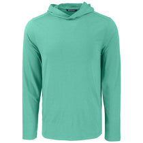 Cutter & Buck Men's Kelly Green Coastline Epic Comfort Eco Recycled Hooded Shirt