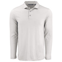 Cutter & Buck Men's Concrete Coastline Epic Comfort Recycled Long Sleeve Polo