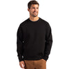 Cutter & Buck Men's Black Roam Recycled Crew Neck Pullover