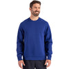 Cutter & Buck Men's Tour Blue Roam Recycled Crew Neck Pullover