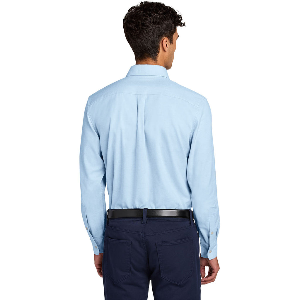Mercer + Mettle Men's Light Blue Long Sleeve Modern Oxford Shirt