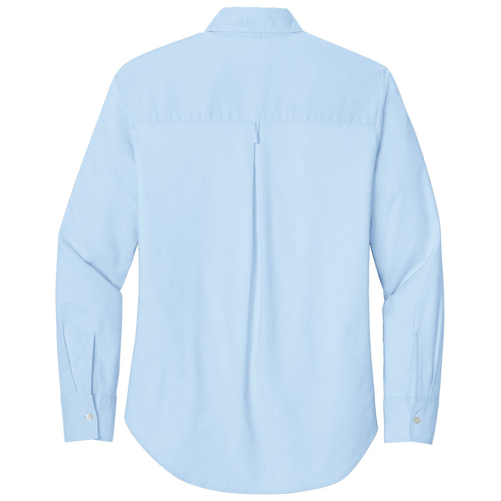 Mercer + Mettle Women's Light Blue Long Sleeve Modern Oxford Shirt