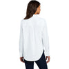 Mercer + Mettle Women's White Long Sleeve Modern Oxford Shirt