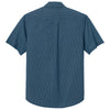 Mercer + Mettle Men's Night Navy Dash Print Short Sleeve UV Capital Tech Shirt