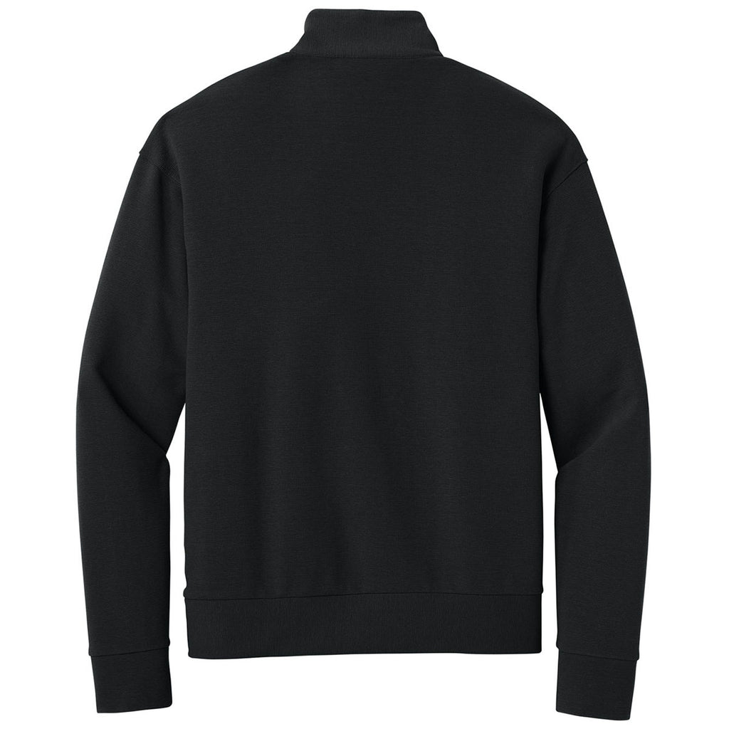 Mercer + Mettle Men's Deep Black Linear Texture 1/4-Zip